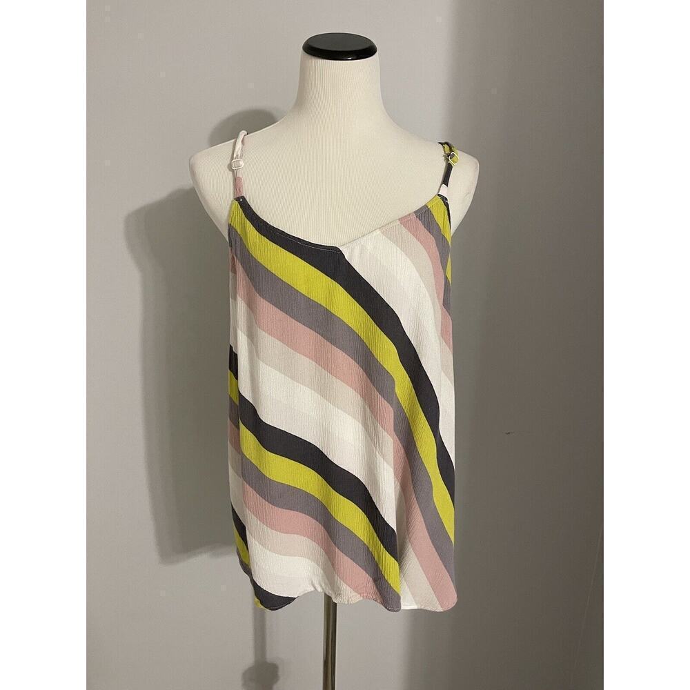 Torrid SOPHIE - Multi Stripe Crinkle Gauze Swing Cami/Tank Plus Size 1/1X